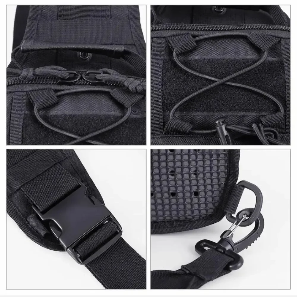 Tactical Molle Sling Shoulder Bag Assault Backpack Crossbody Messenger Chest Bag